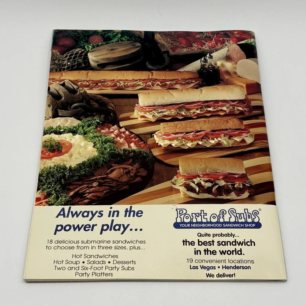 Vintage Las Vegas Thunder Hockey Team Inaugural‎ Yearbook 1993 94 IHL 90s